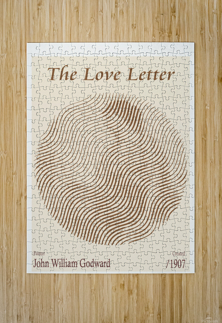 The Love Letter – John William Godward 1907 The Hypnotized Art Puzzle printing