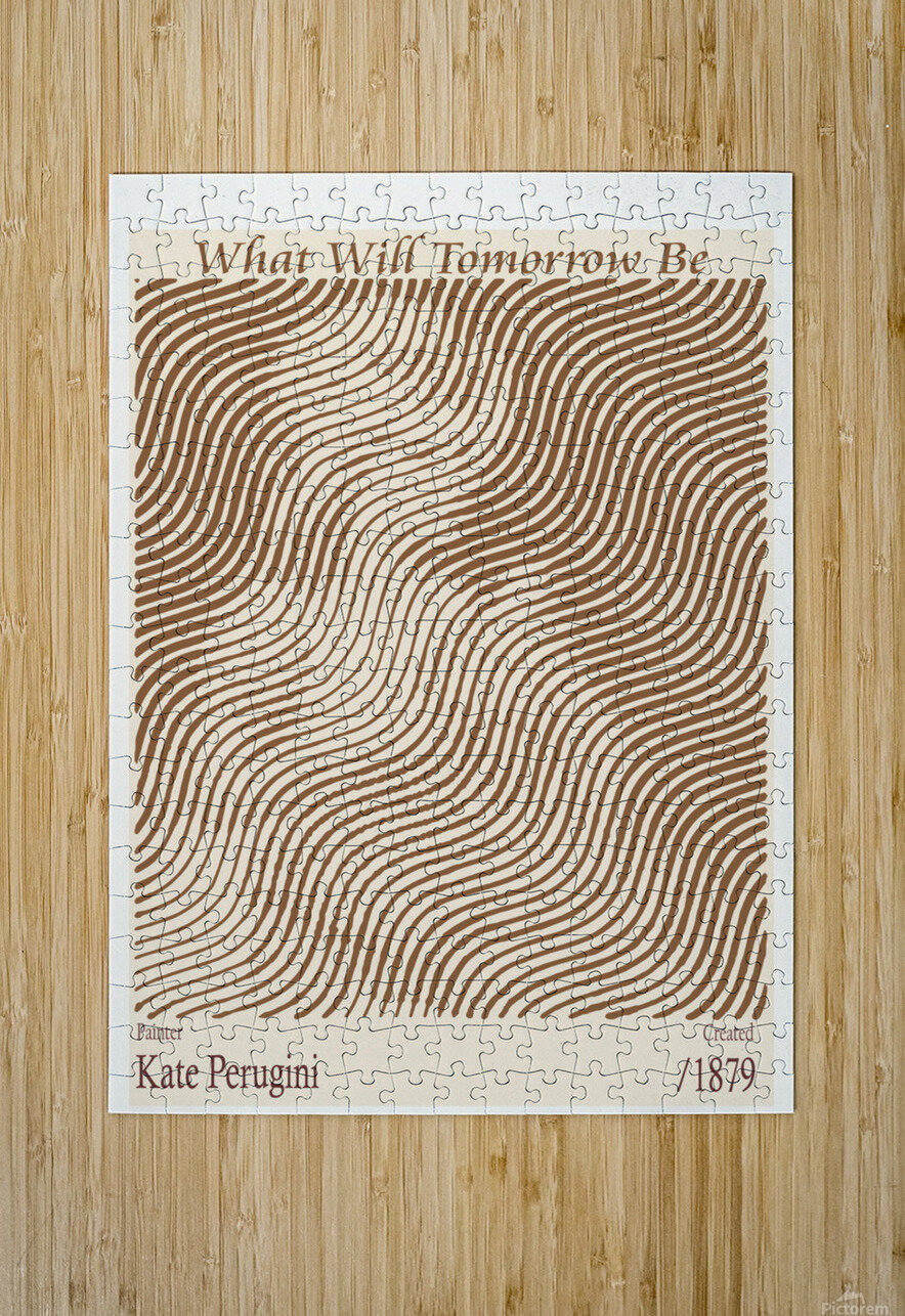 What Will Tomorrow Be – Kate Perugini 1879 The Hypnotized Art Puzzle printing