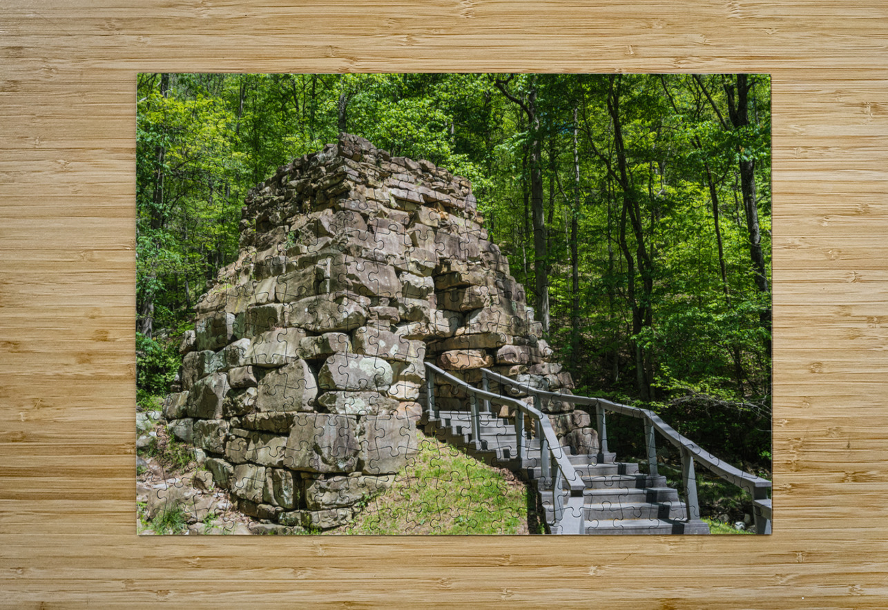 Newlees Iron Furnace - Cumberland Gap National Park - Virginia Gary Whitton Puzzle printing