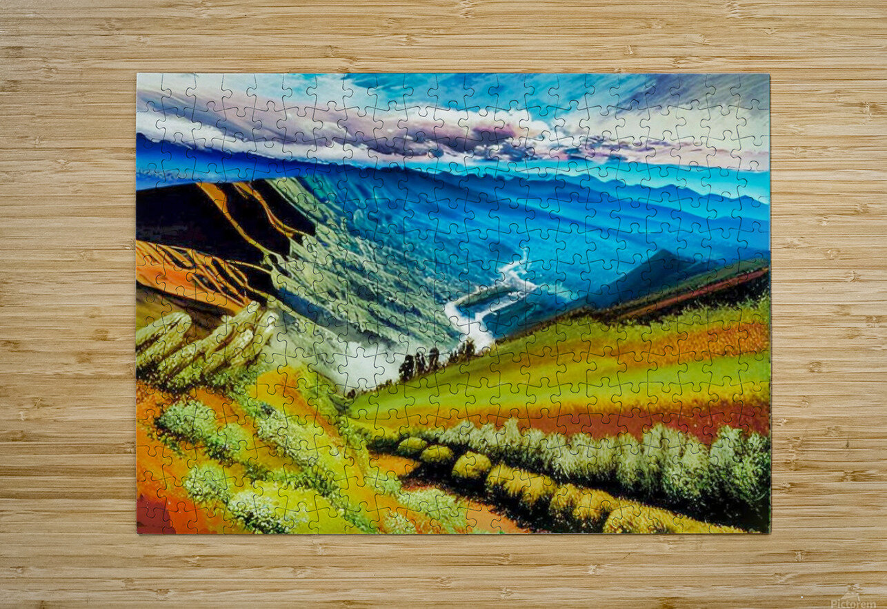 Bromo MT. tengger semeru national park5 An digitalart24 Puzzle printing