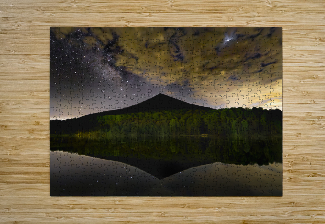 Peaks of Otter Milky Way Lake View Norma Brandsberg Photography Puzzle printing