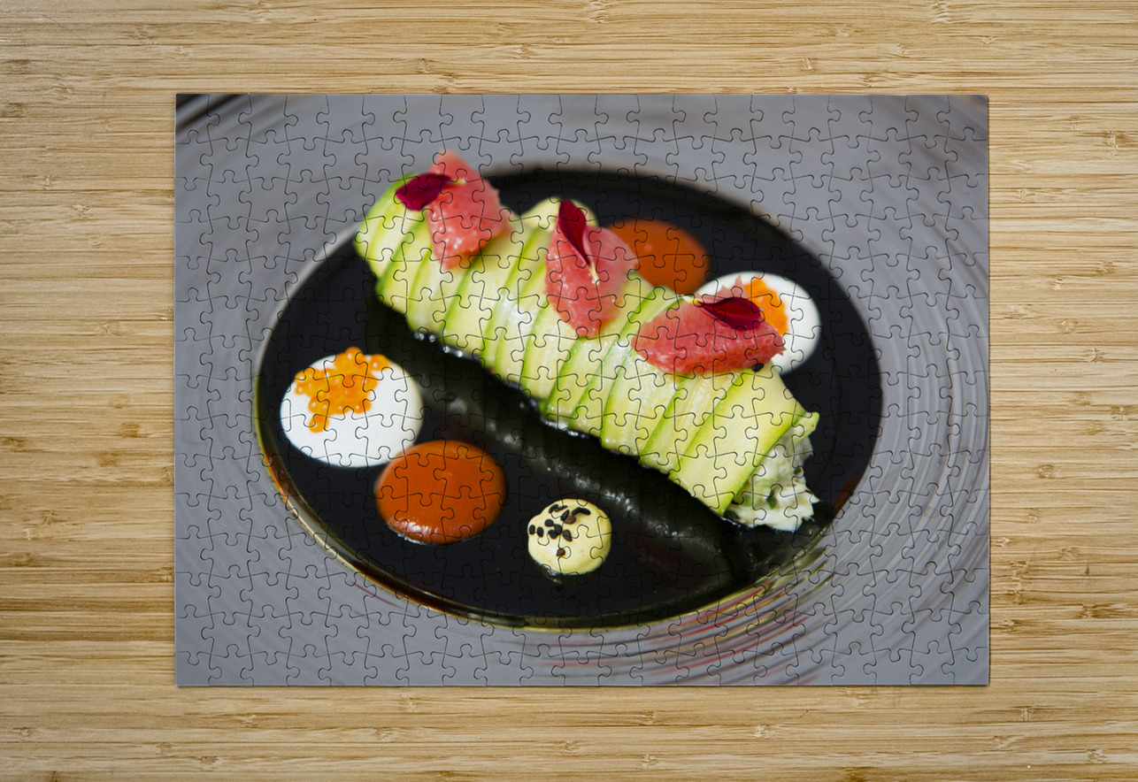 Avocado Crab Roll Roulade Kevin Miller Photography Puzzle printing