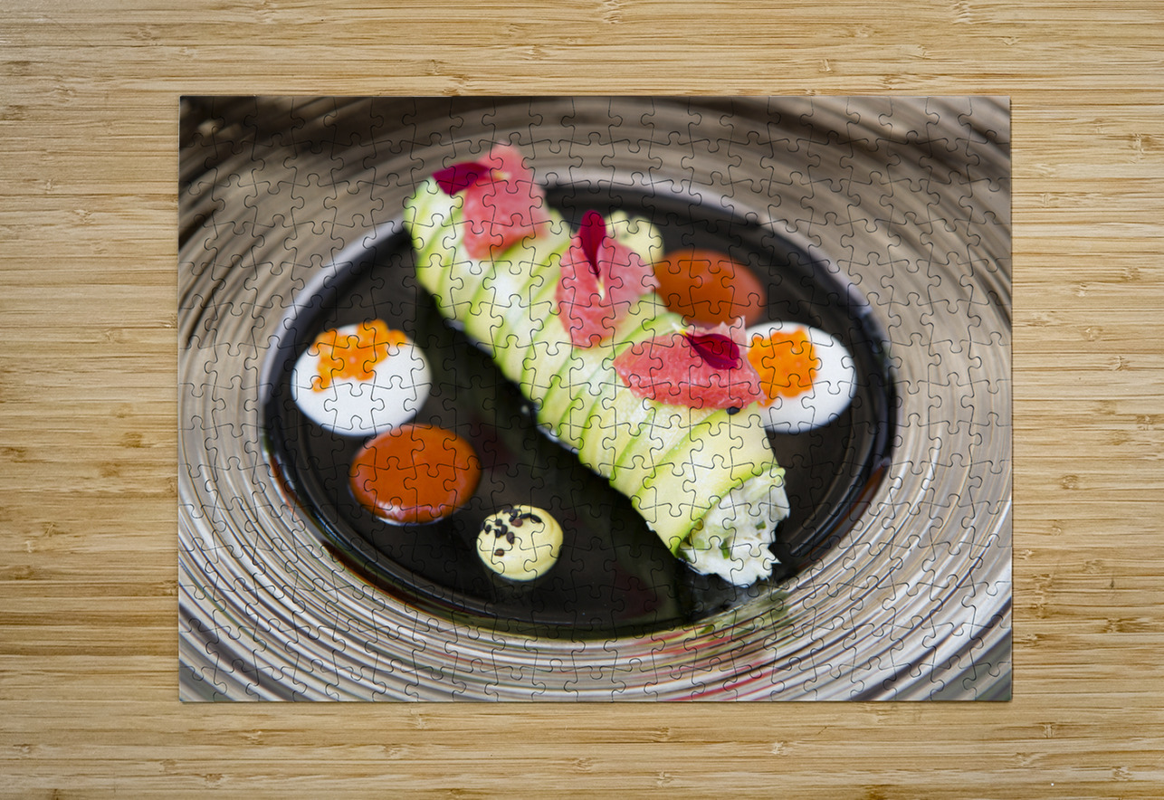 Avocado Crab Roll Roulade Kevin Miller Photography Puzzle printing