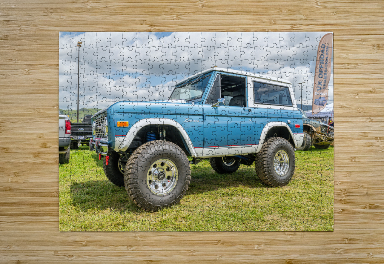 1976 Bronco Smiley at Super Celebration East Alan Cash Photography Puzzle printing