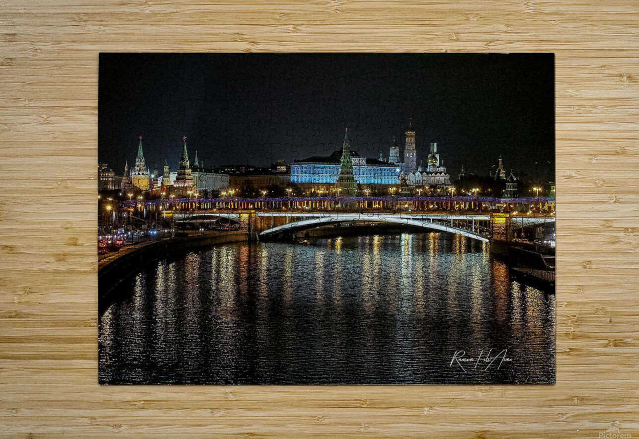 Bridge in Moscow DomaraArtscape Puzzle printing
