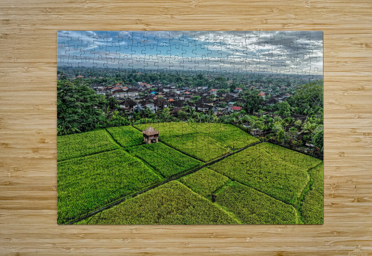 Rice field Indonesia DomaraArtscape Puzzle printing