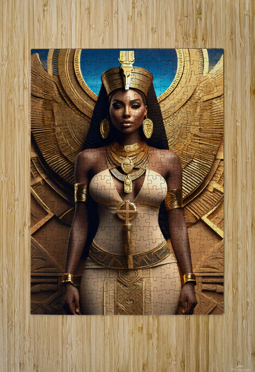 EGYPTIAN GODDESS PORTRAIT   IMG 6593 enhance 1.7x NikaLim Puzzle printing