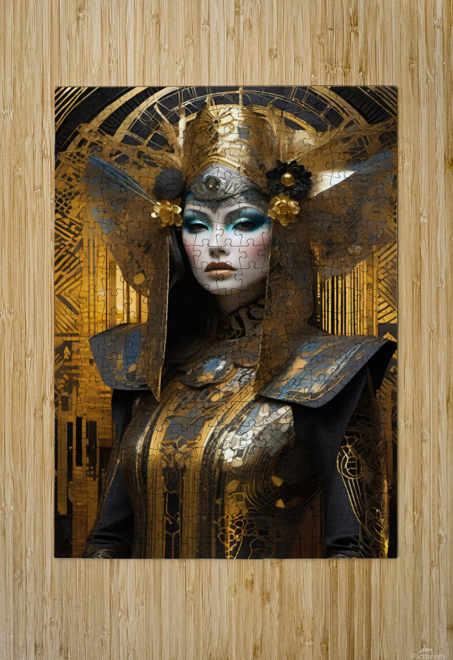 GEISHA KLIMT PORTRAIT   IMG 1264 NikaLim Puzzle printing