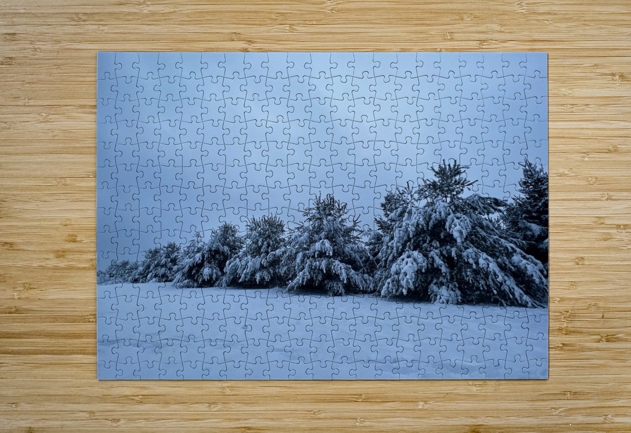 Snowy Trees Sheela Balcome Puzzle printing