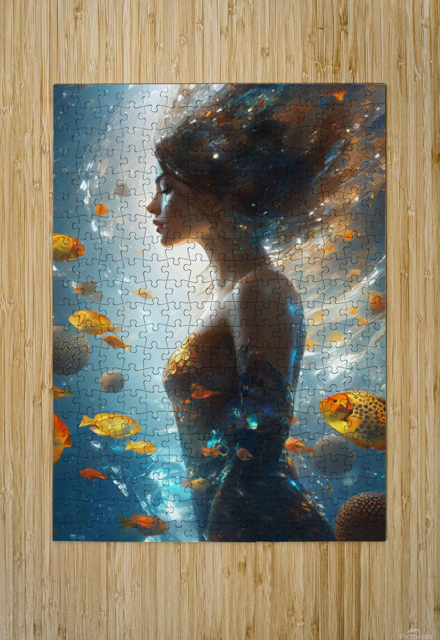 BEAUTIFUL GOLDEN WOMAN    IMG 2313 NikaLim Puzzle printing