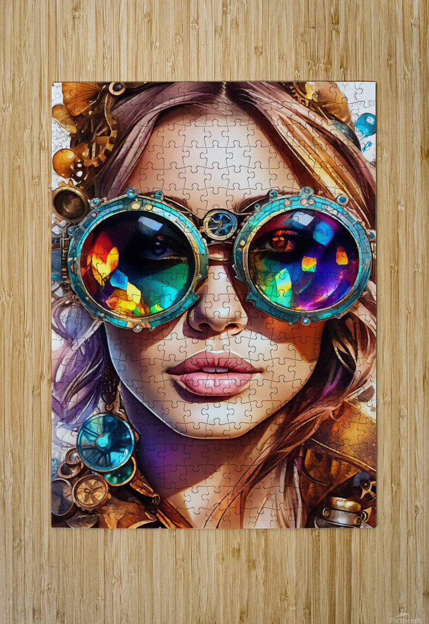 STEAMPUNK WOMAN PORTRAIT    IMG 1810 NikaLim Puzzle printing