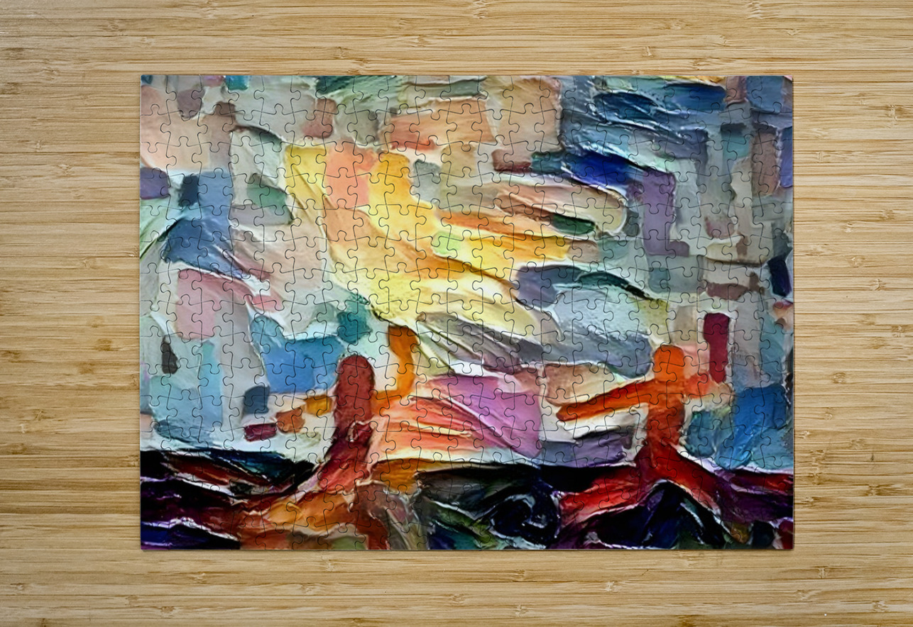 textured chase Luciano Puzzle printing