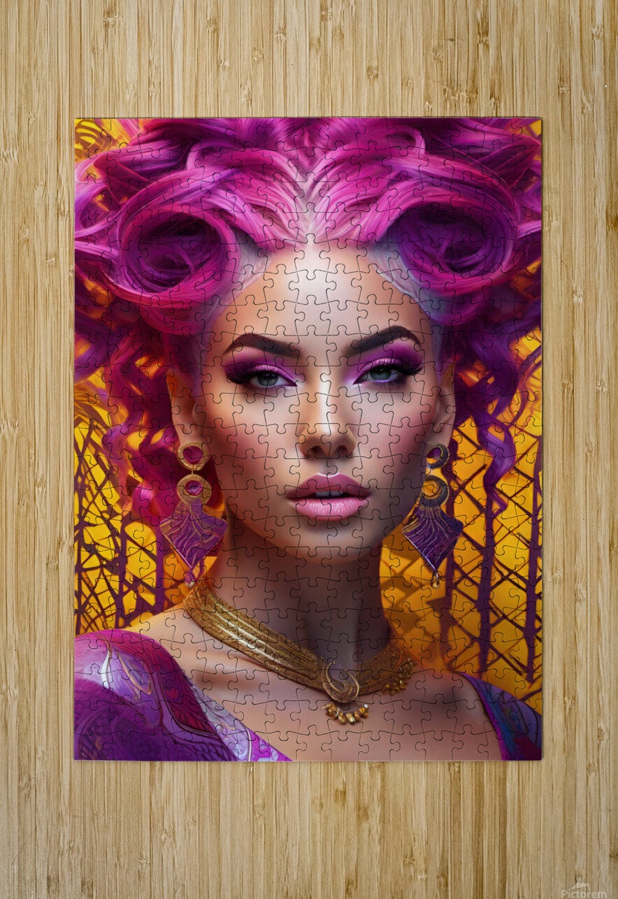 FASHION WOMAN PORTRAIT   IMG 1833 NikaLim Puzzle printing