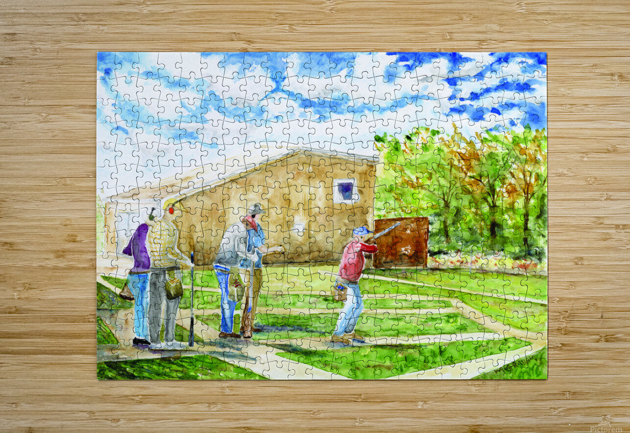 Skeet Shooting Mark Graham Puzzle printing