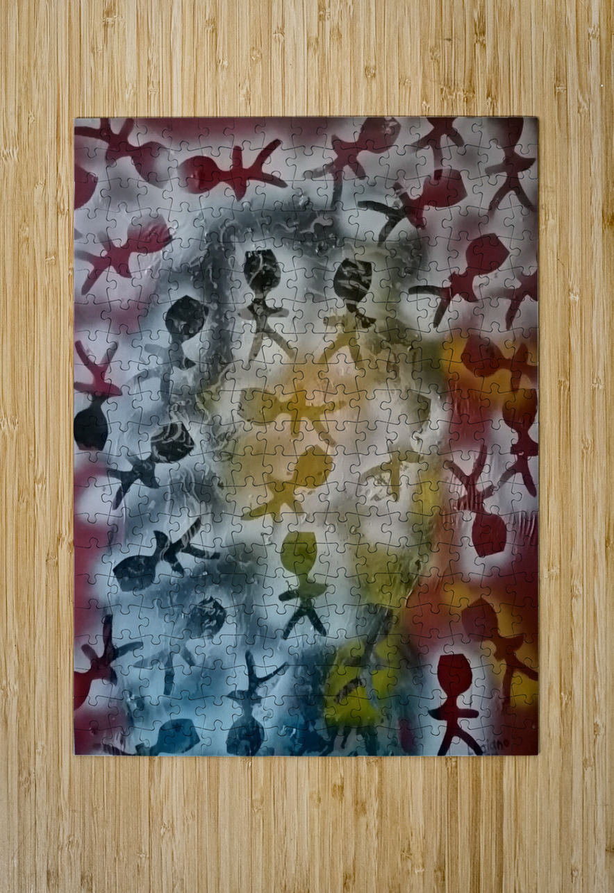 the cut out men Luciano Puzzle printing