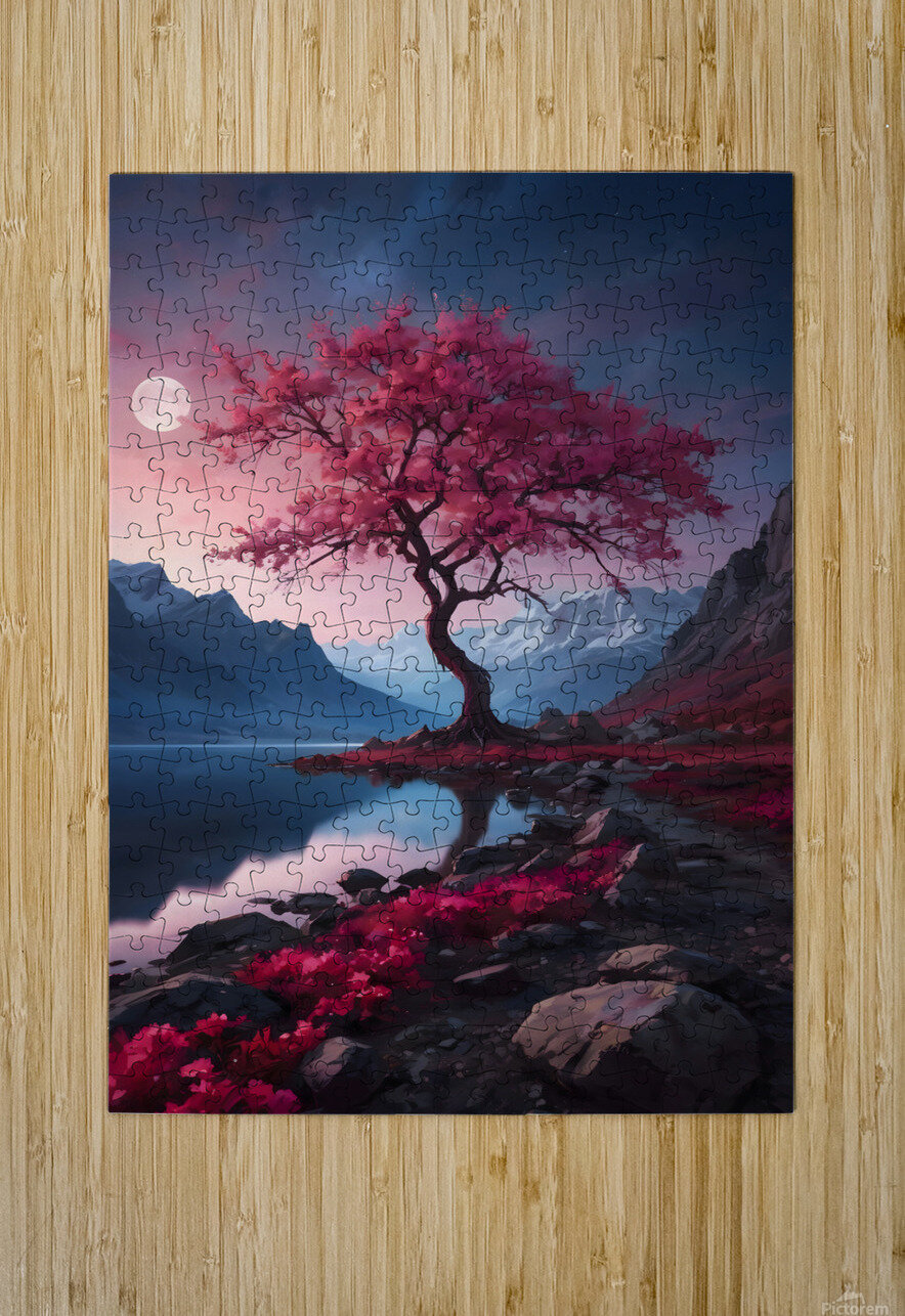 Mystical Tree Artistic Solace Puzzle printing