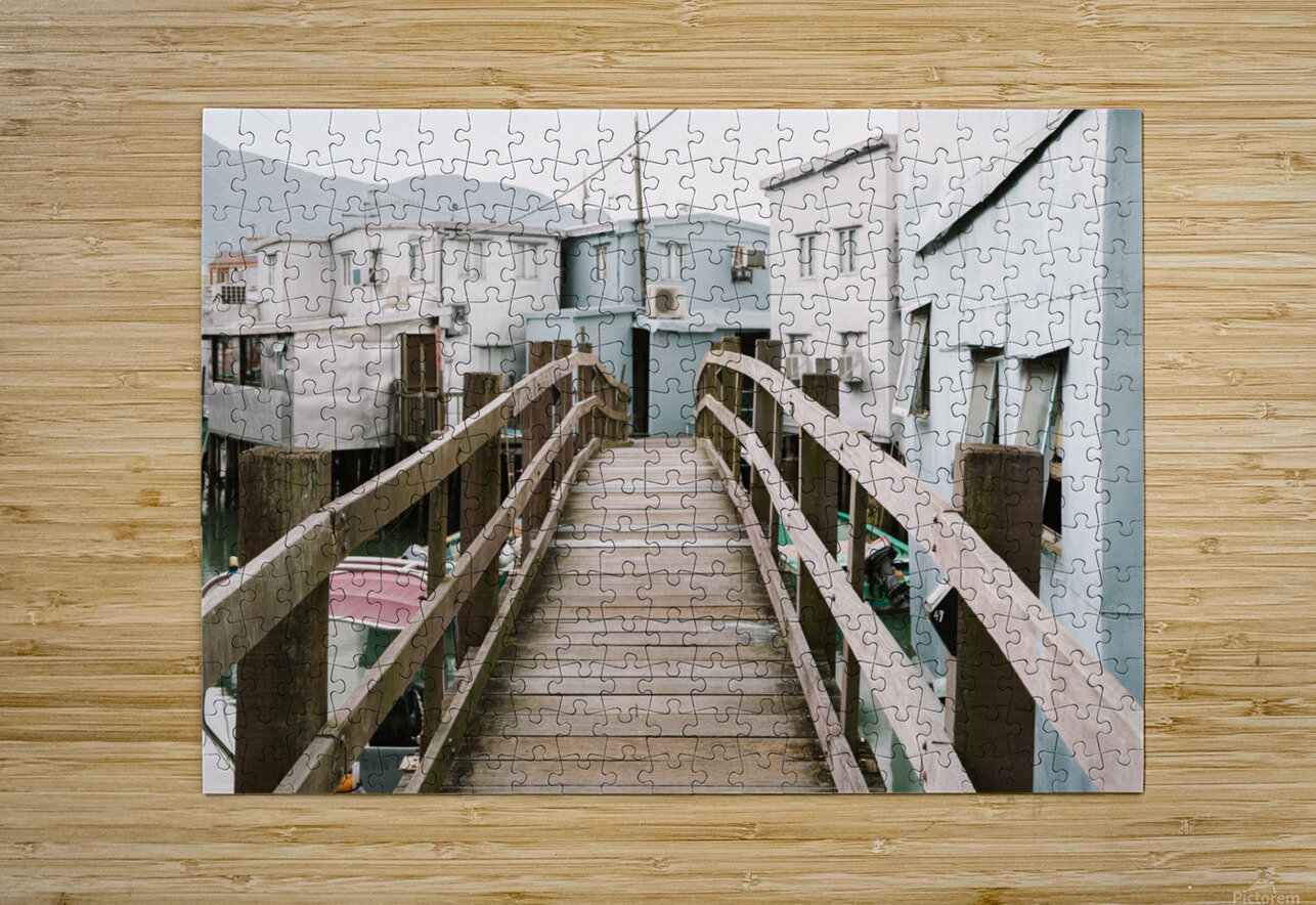 Tai o fishing village in HongKong sanga Puzzle printing