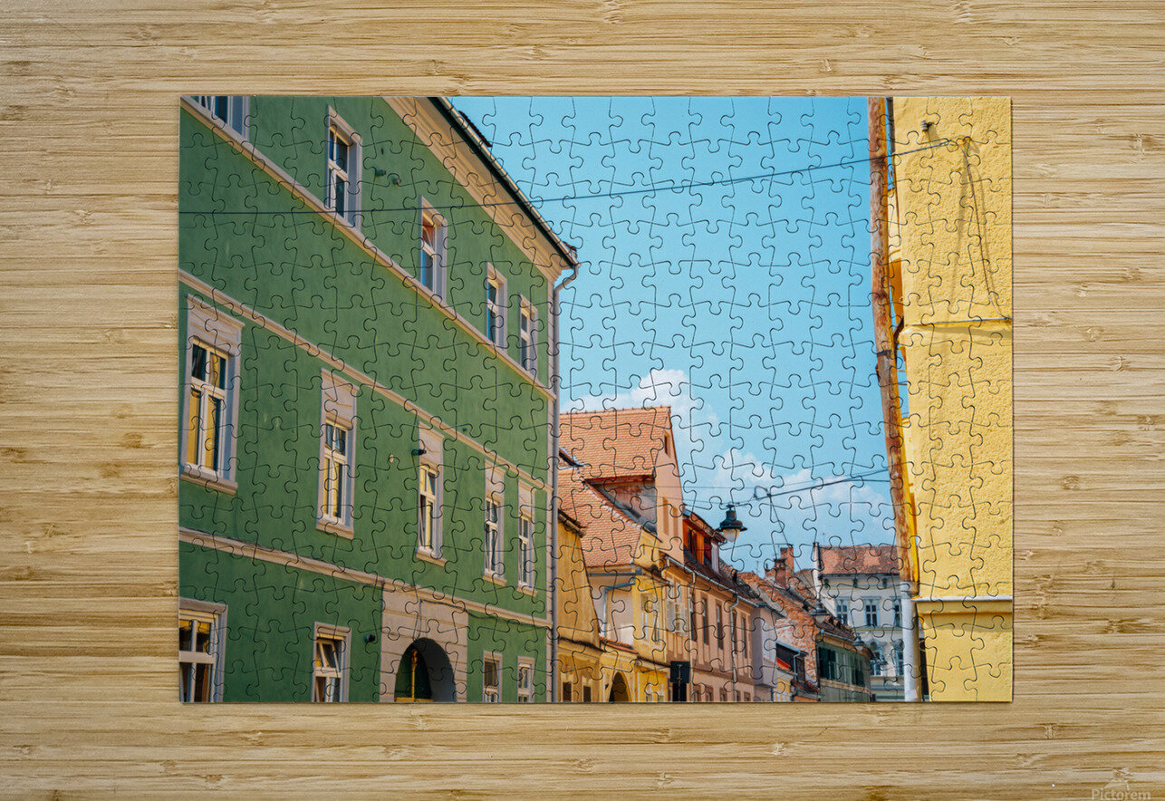 Romania Sibiu old town sanga Puzzle printing