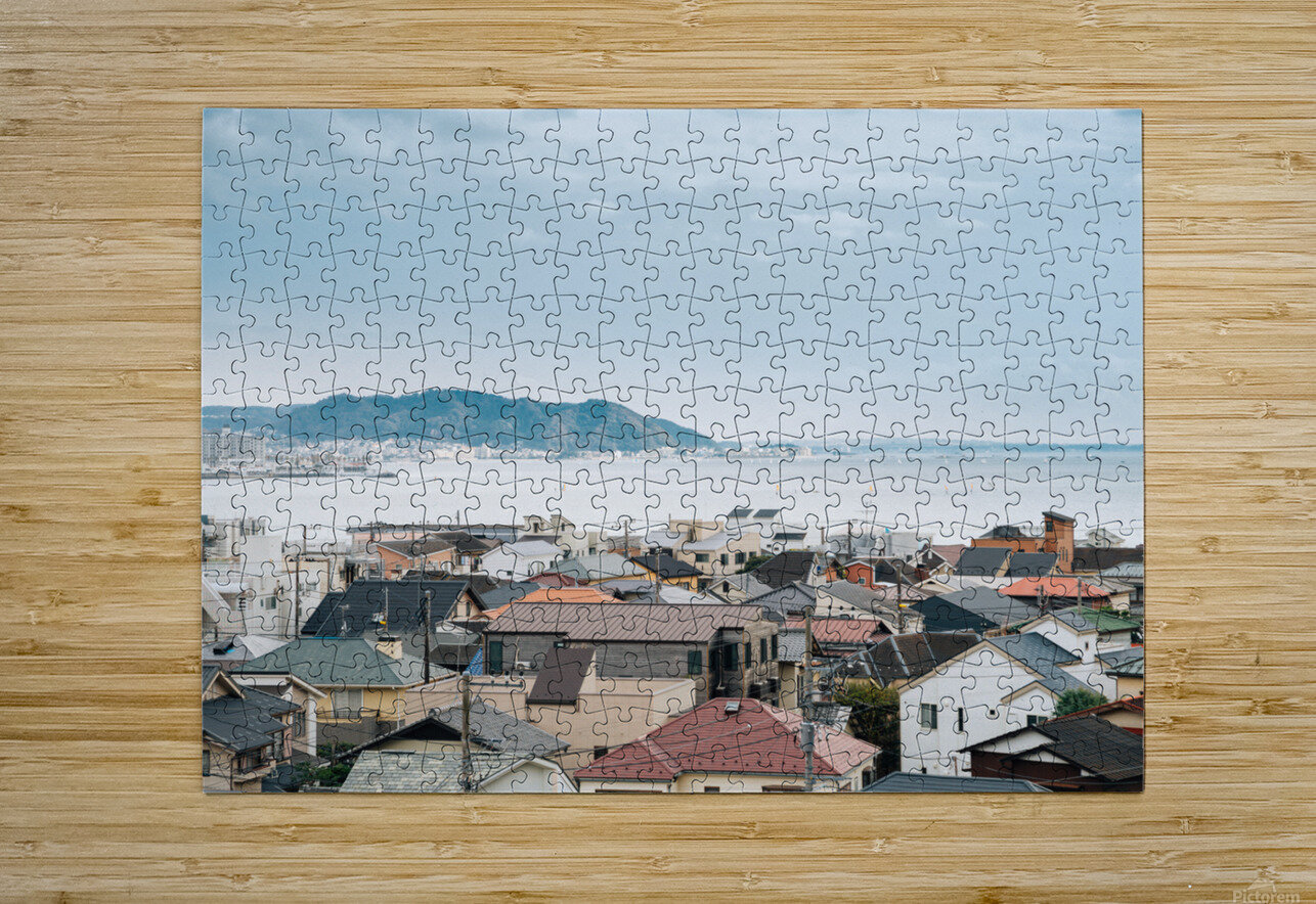 Kamakura beach sanga Puzzle printing