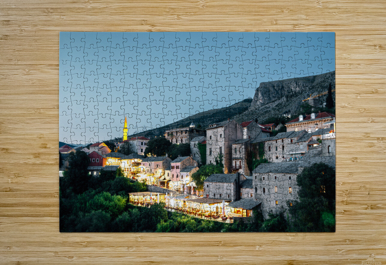 Mostar night sanga Puzzle printing