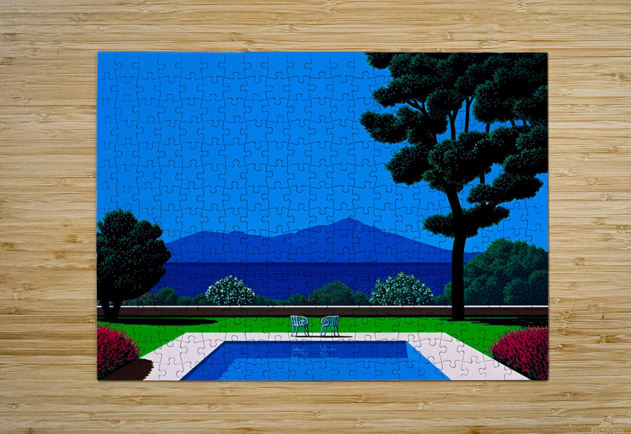 Hiroshi Nagai - Swimming Pool Landscape Vivanne Puzzle printing
