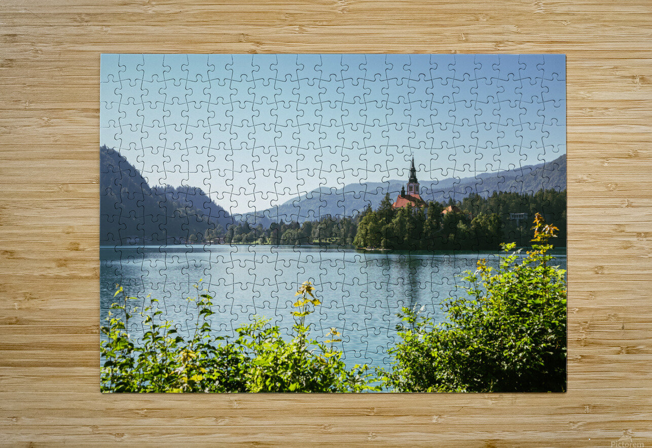 Lake Bled sanga Puzzle printing