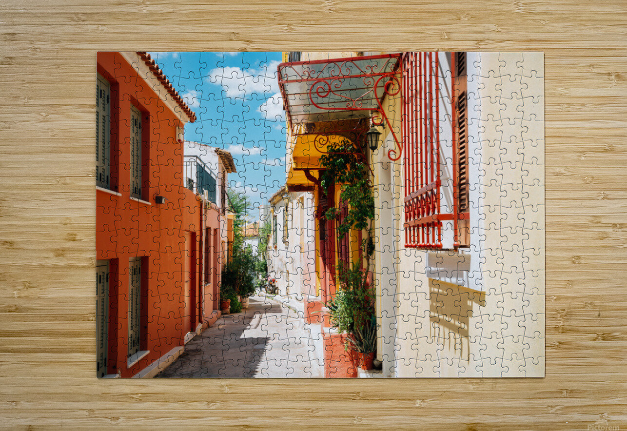 Athens Plaka sanga Puzzle printing