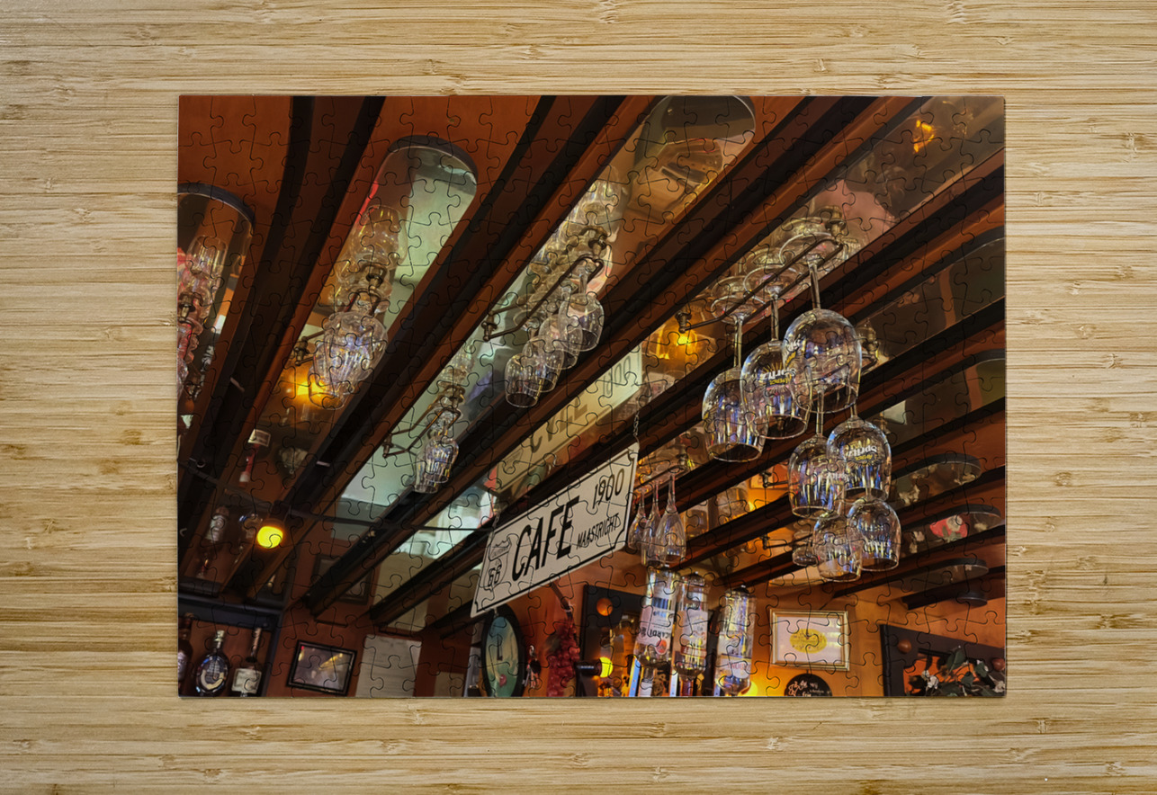 Cafe 1900 Maastricht NL Iris H Richardson Puzzle printing
