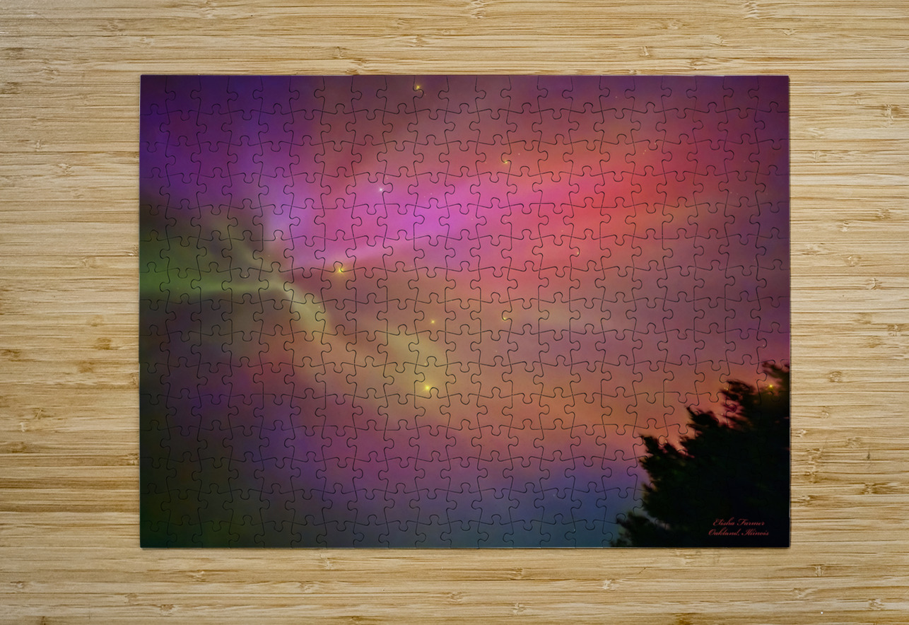 Starburst  Aurora by Elisha Farmer  Mark Killion Puzzle printing