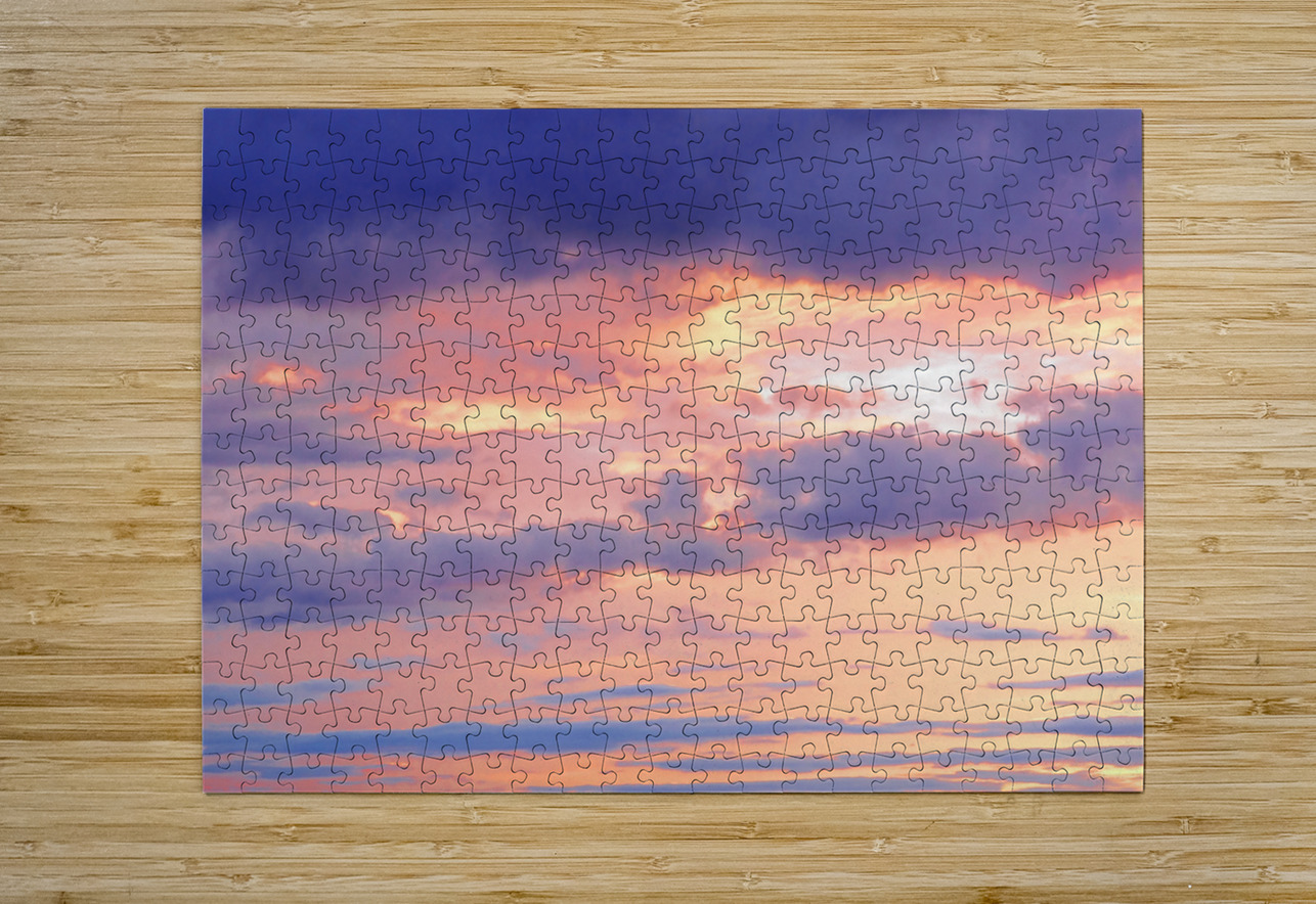 Gold and Purple Sunset Gill Billington Puzzle printing