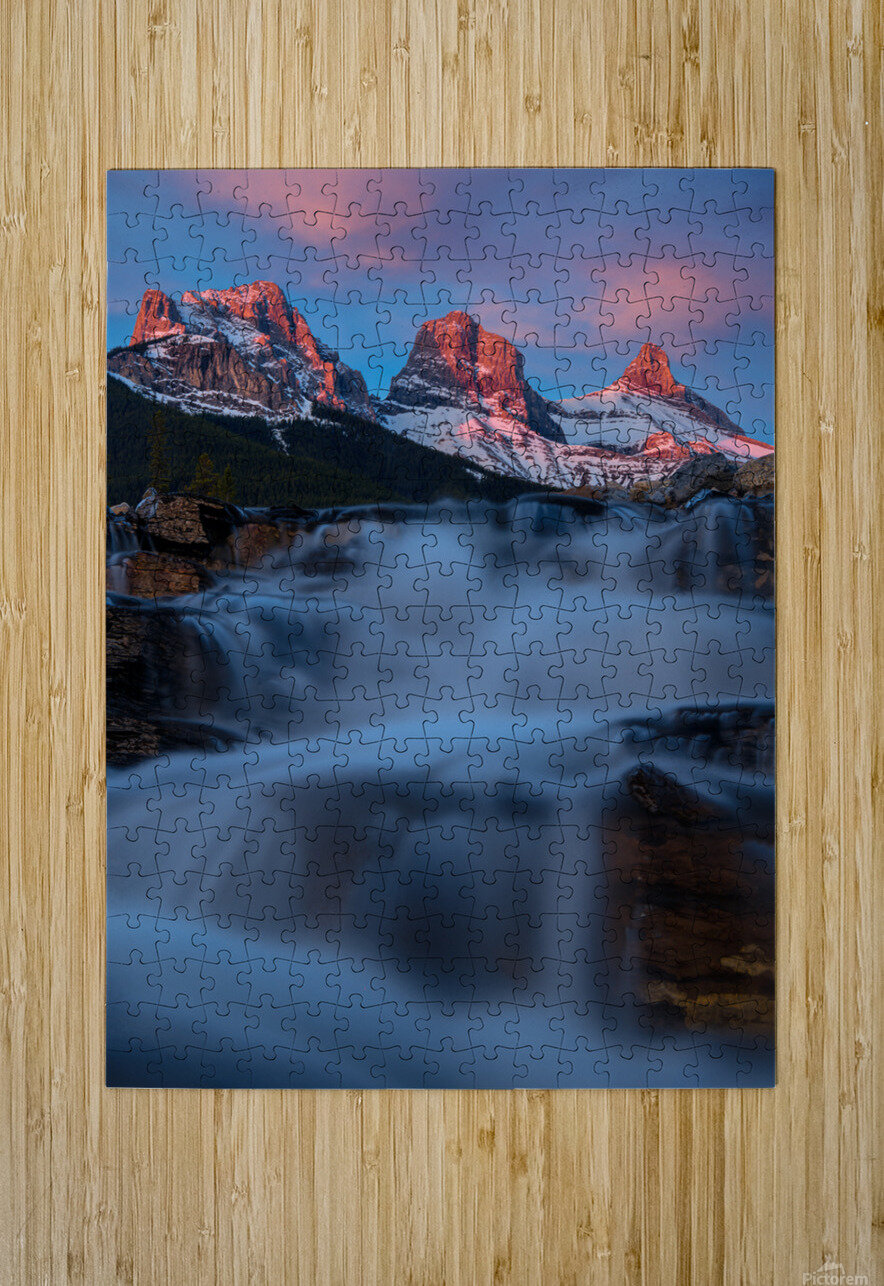 3 Sisters Creek Falls 2 Jim Wiebe Puzzle printing