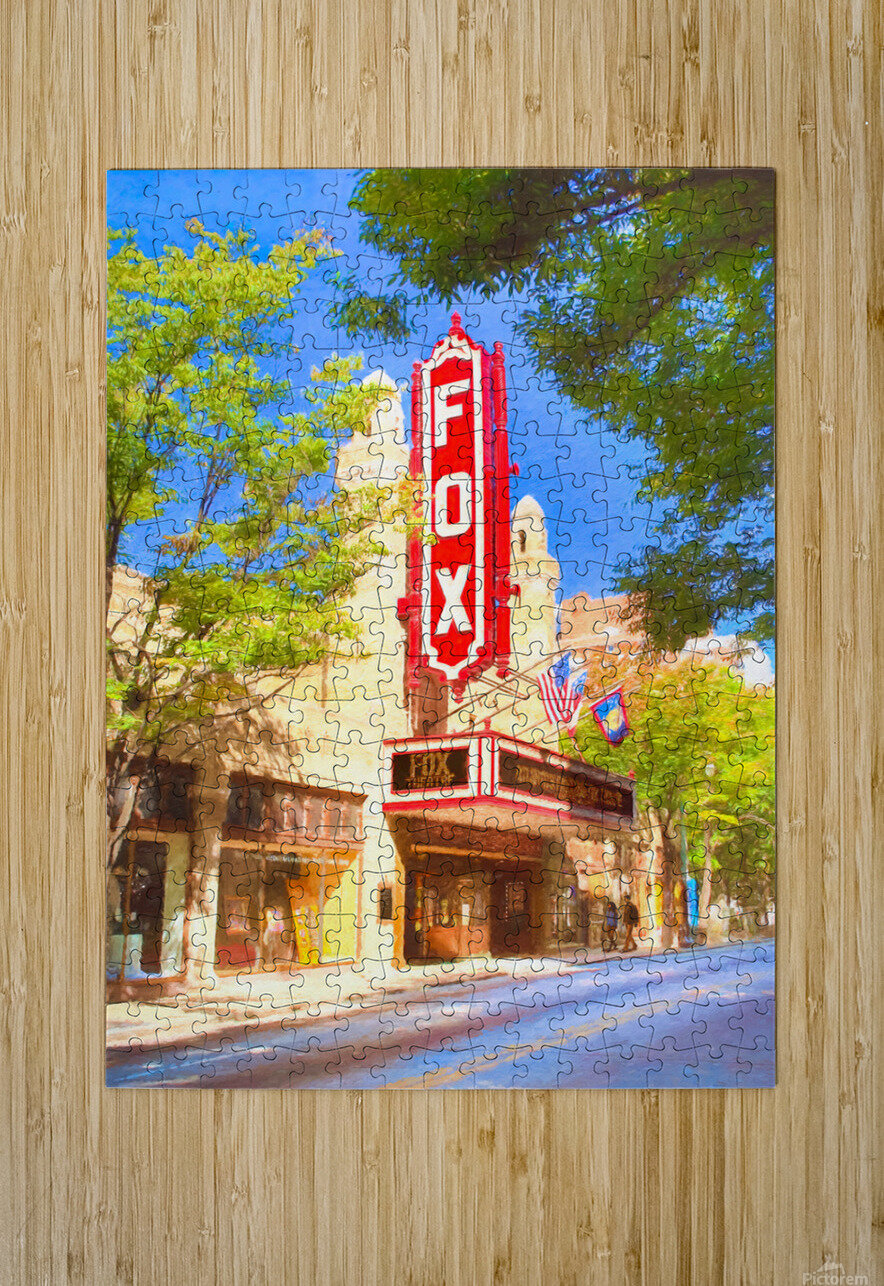 Historic Fox Theatre on Peachtree Street in Atlanta Georgia Mark Tisdale Puzzle printing