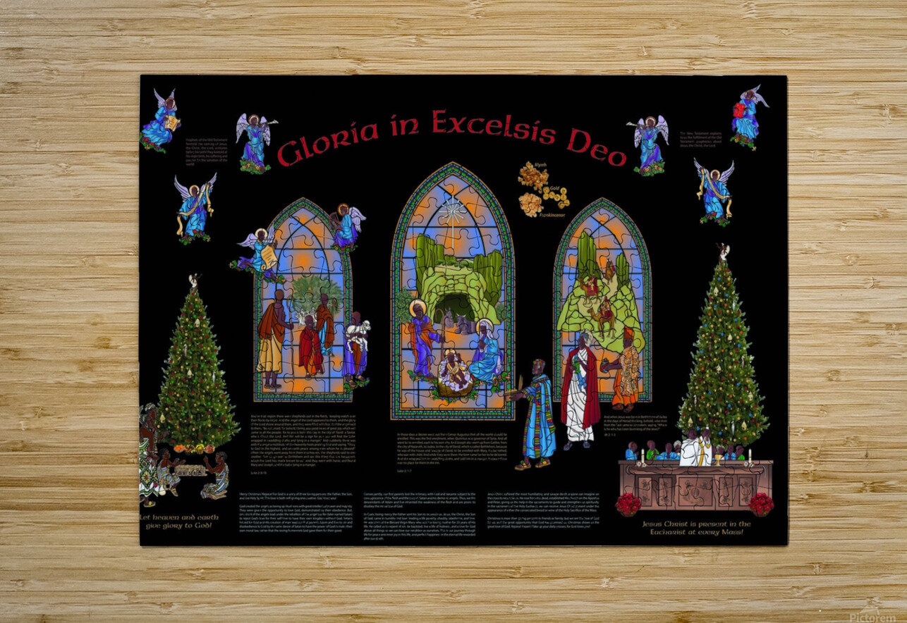 African Christmas Lawrence Swienciki Puzzle printing