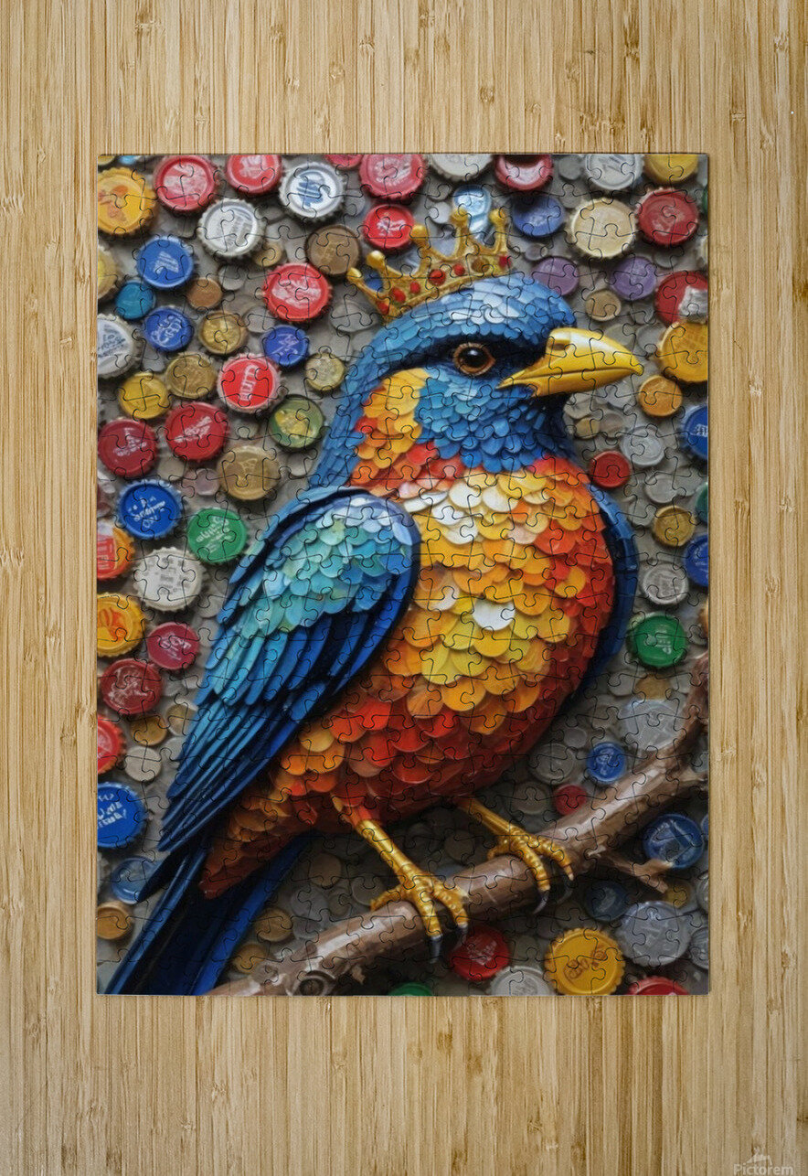 Majestic Bottle Cap Bird Gossy s Puzzle printing