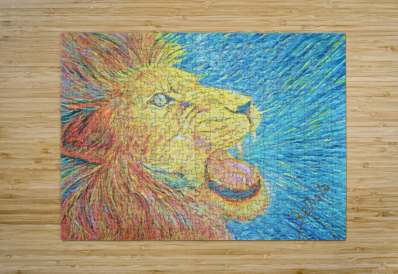 Leon de Juda Javier Fernando Hernandez BATISTA Puzzle printing