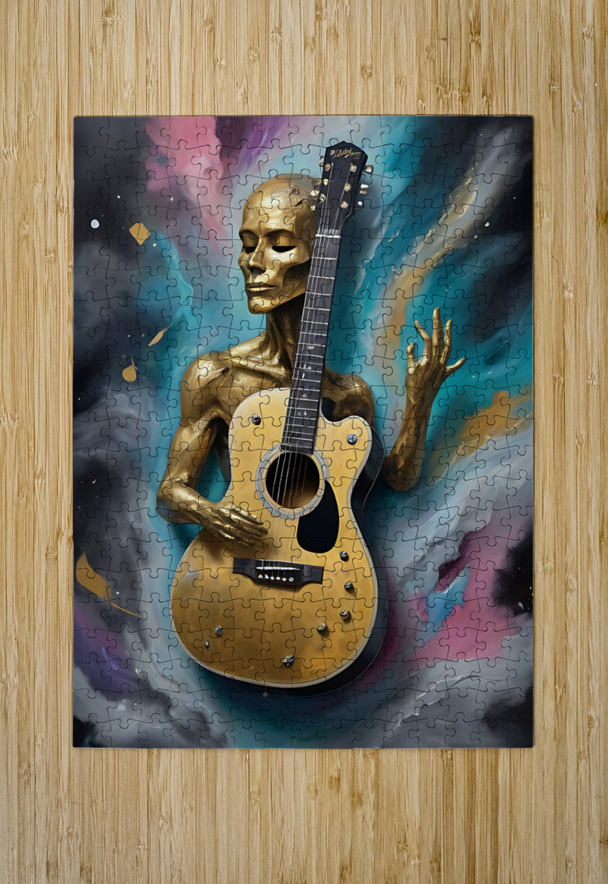 Guitar Ghost 8 Esmonbijouart Puzzle printing