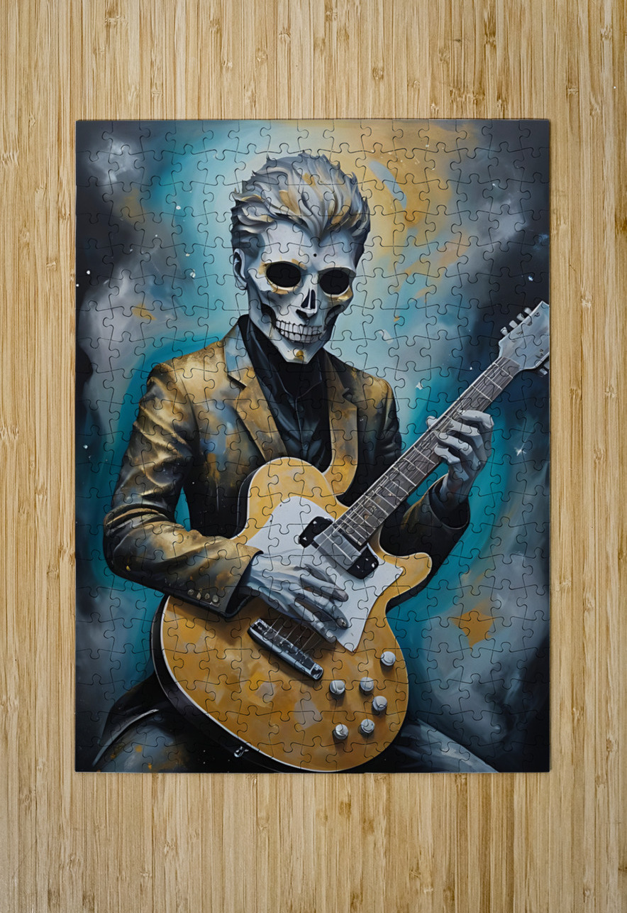 Guitar Ghost Esmonbijouart Puzzle printing