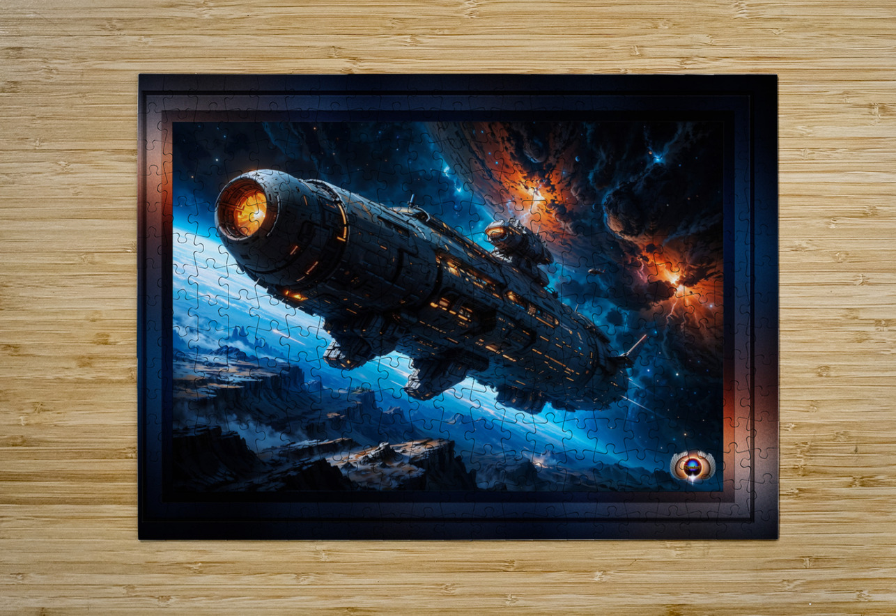 The Torkin Leaving The Planet Trelladen Captivating AI Concept Art by Xzendor7 xzendor7 Puzzle printing