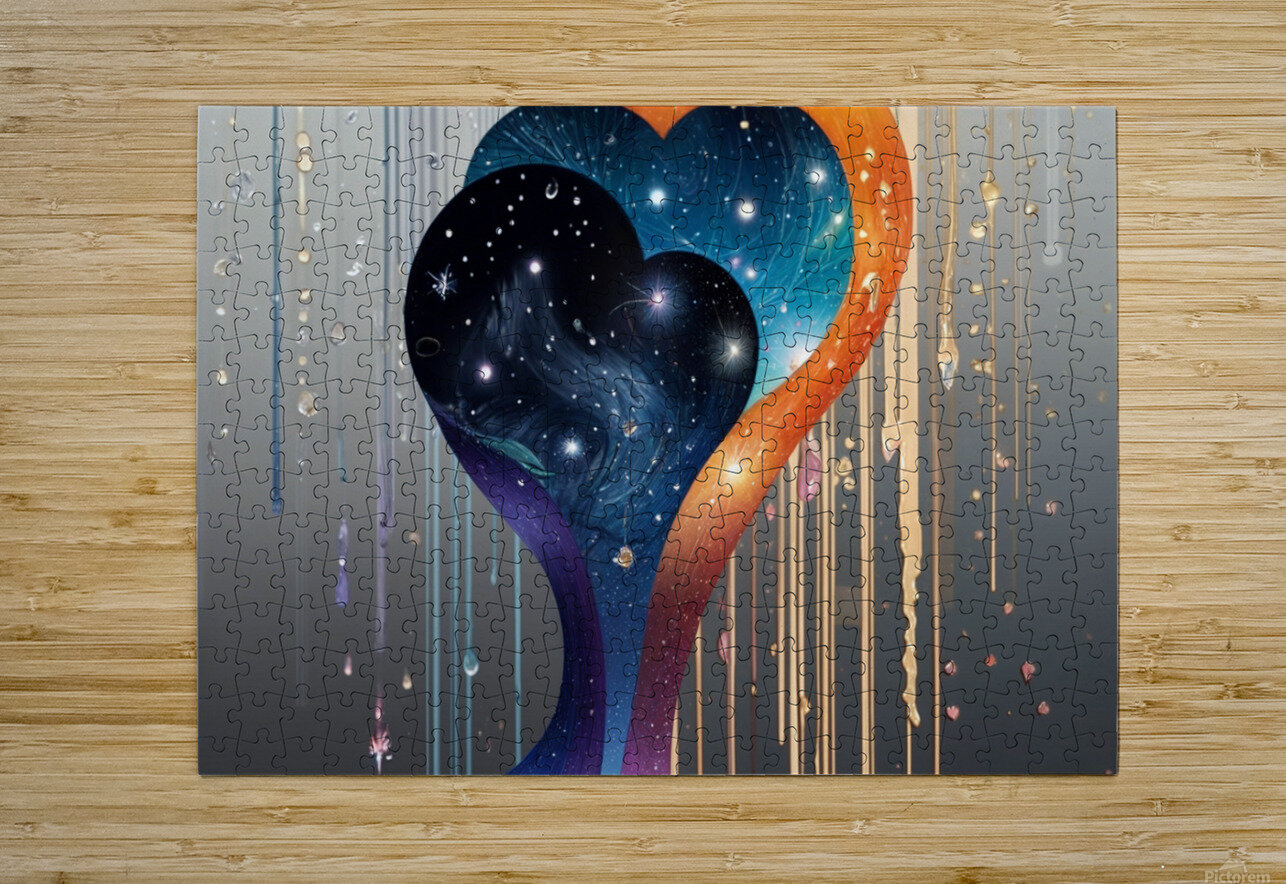 the galaxy of love kal Puzzle printing