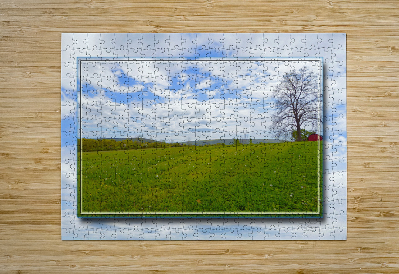 Country Meadow Ver 2  PIXquisate Puzzle printing