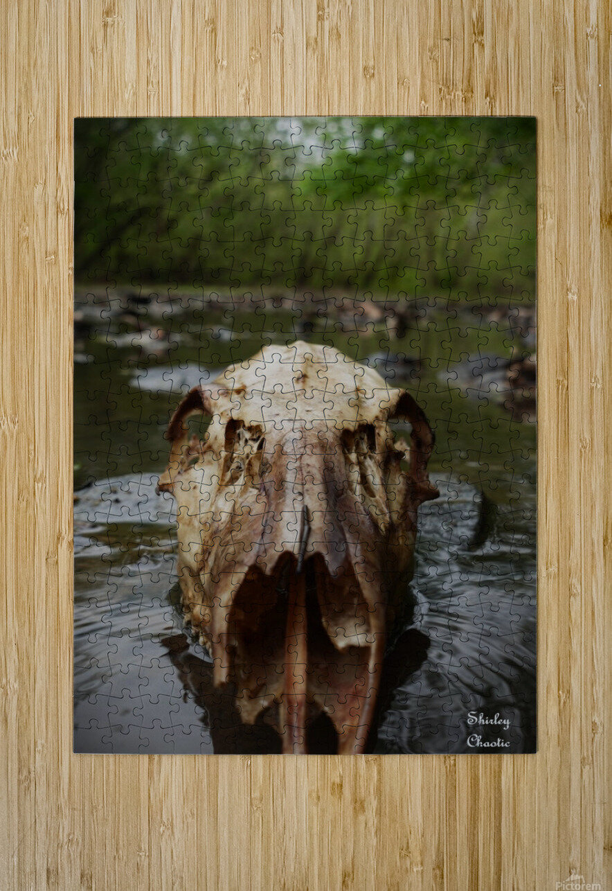 Deer Skull Shirley Chaotic Puzzle printing