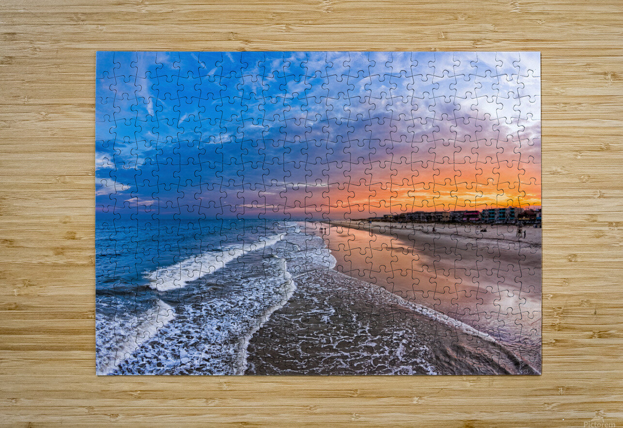 Sunset on Tybee Island On a Summer Day Mark Tisdale Puzzle printing