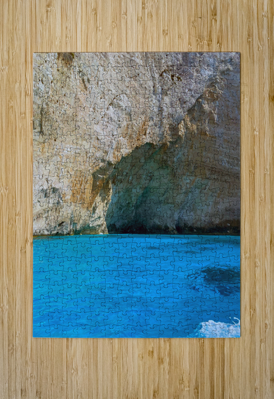 Blue Caves Elaties Greece One Simple Gallery Puzzle printing