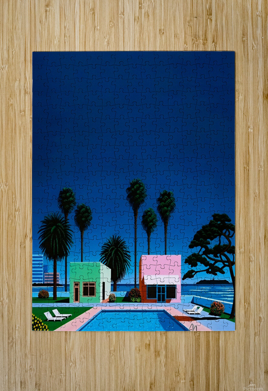 Hiroshi Nagai - City Pop  Vaporwave Aesthetic Art Vivanne Puzzle printing