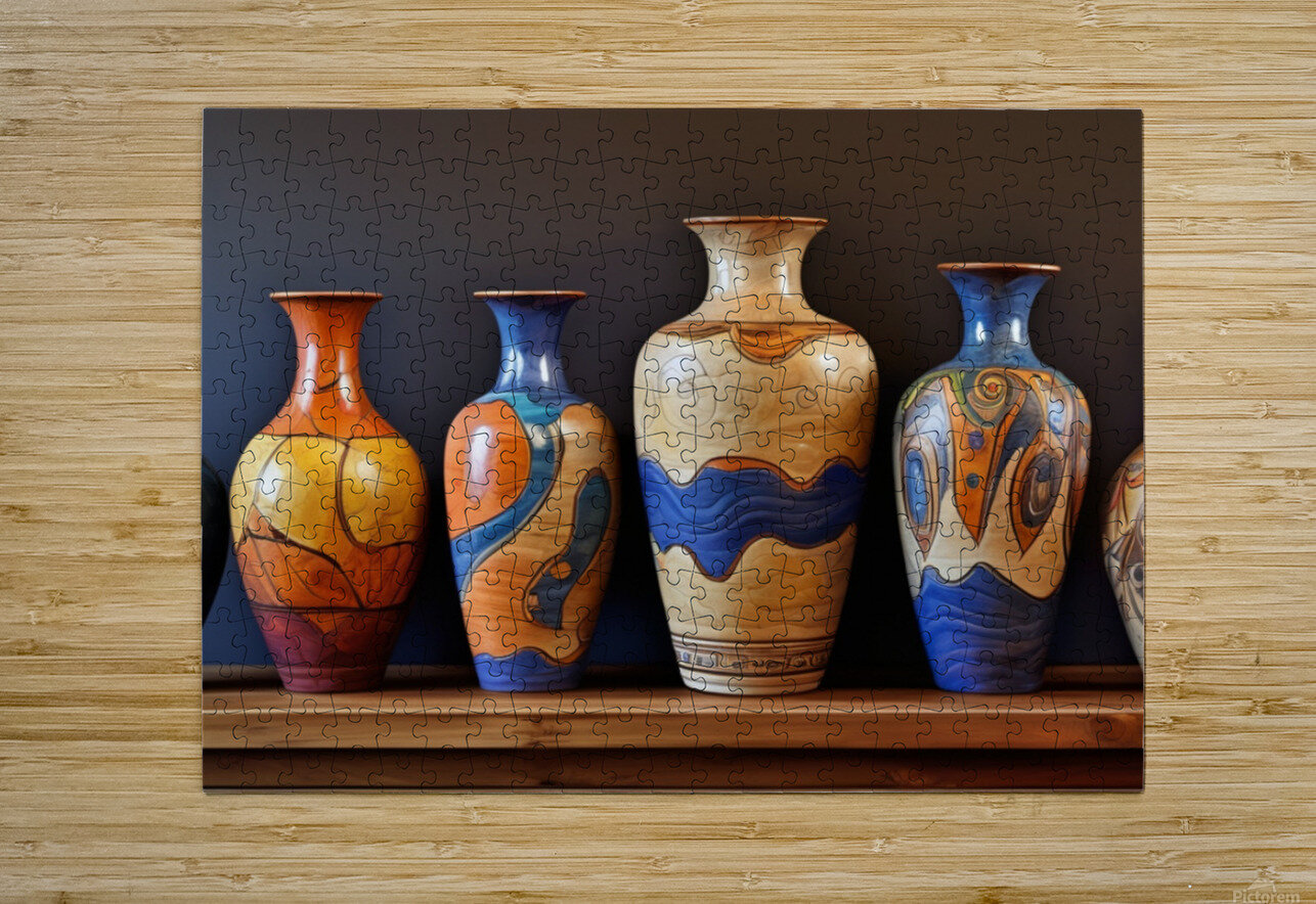 Decorated pottery 4 Fatiya Ali Puzzle printing