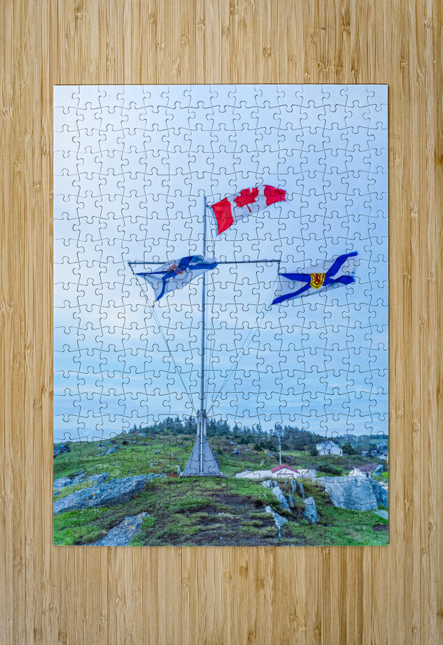 Canadian Flags Geoffrey Prior Puzzle printing