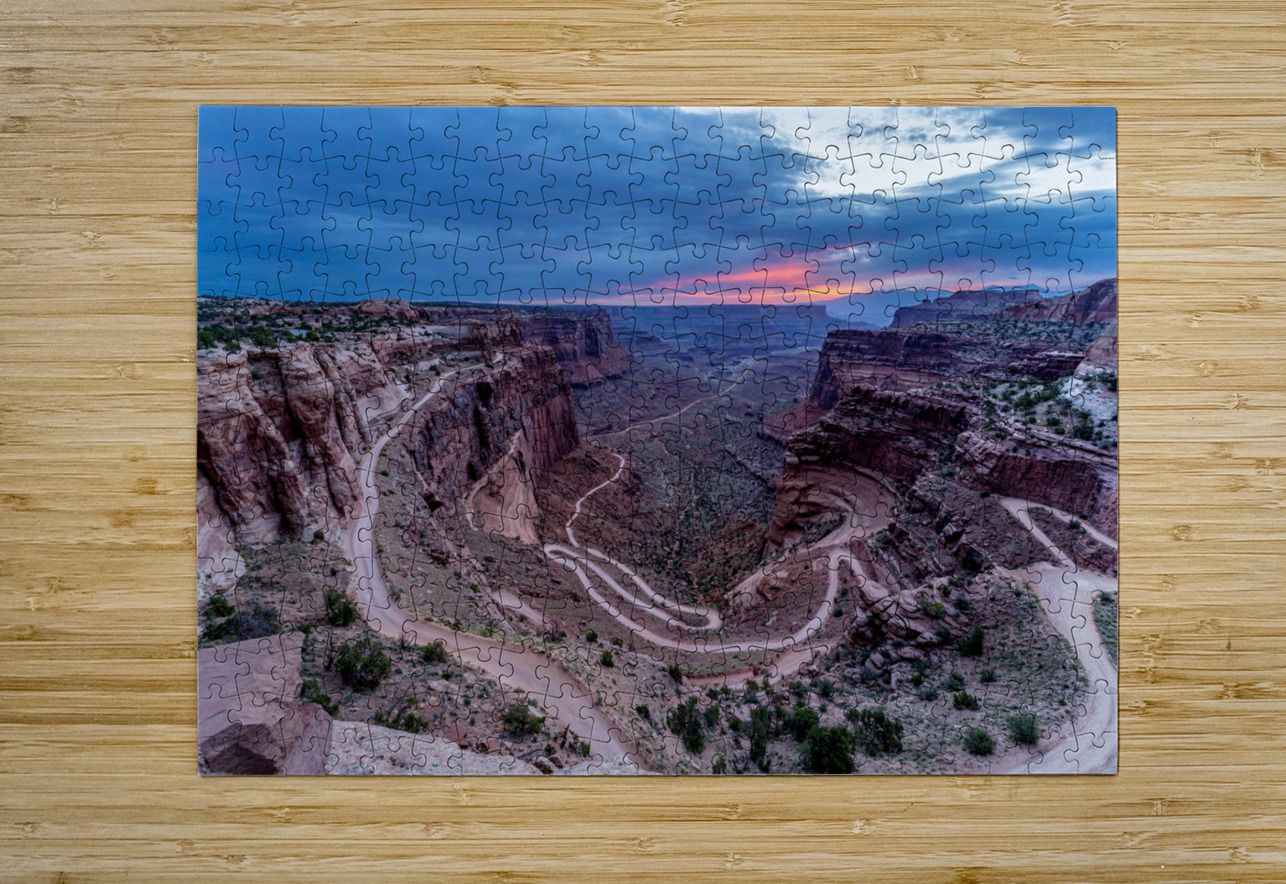 Canyonlands Shafer Trail Dawn Jennifer White Puzzle printing