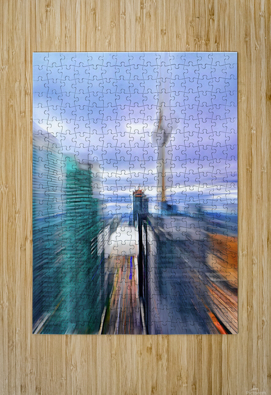 city in motion  2 D Aguiton Puzzle printing