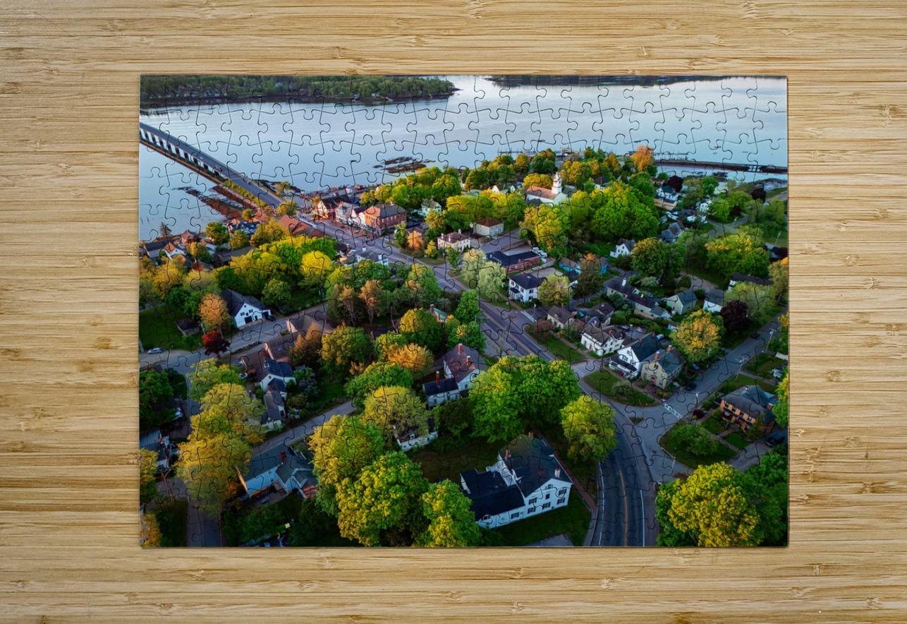 Downtown Wiscasset Rick Berk Puzzle printing