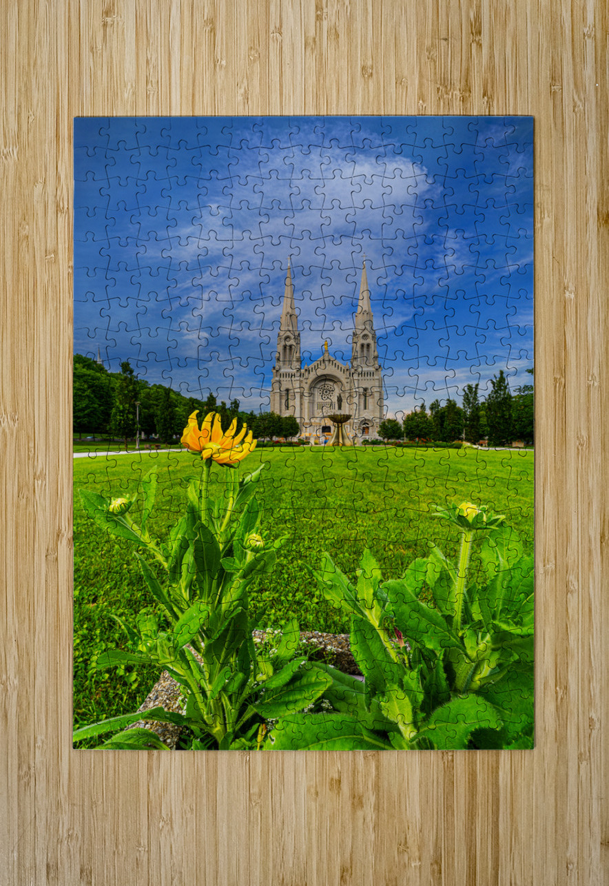 The Basilica of Sainte-Anne-de-Beaupre Geoffrey Prior Puzzle printing
